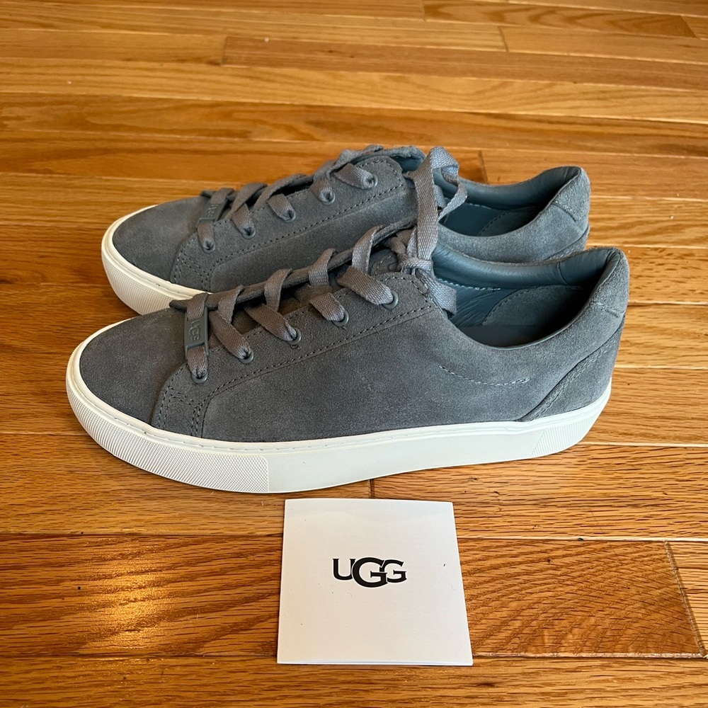 NIB UGG Zilo Geyser (Gray) Sneakers, Size 7.5 NEW - Picture 2 of 5